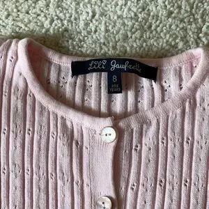 Cardigan Noir LILI GAUFRETTE Taille 8 - Occasion Très Bon état - Style Strickjacke